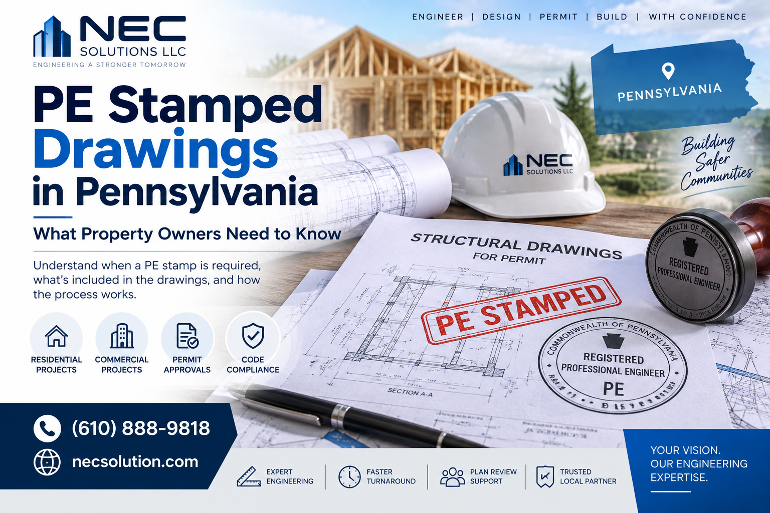 PE Stamped Drawings in Pennsylvania: What Property Owners Need to Know